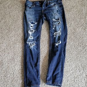 American Eagle Ripped Skinny Jeans